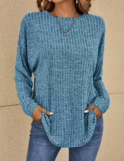 Casual long-sleeved sweater