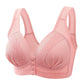 2024 Front Button Breathable Skin-Friendly Cotton Bra