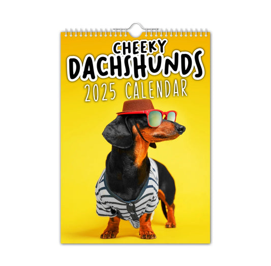 Cheeky Dachshunds - 2025 Wall Calendar