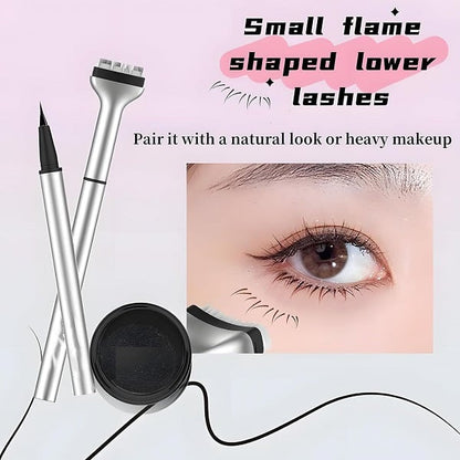 💥Year-end Promotion🔥Buy 2 Get 1 Free🔥2-in-1 Eyeliner & Lower Eyelash Stamp Set