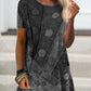 2024 Vintage printed loose T-shirt