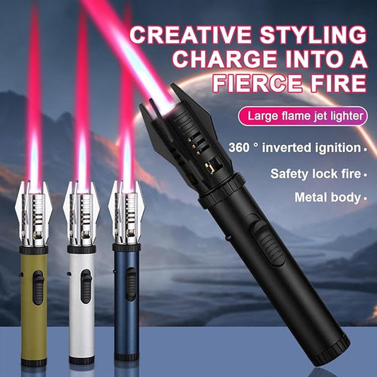 🔥Summer Promotion 49% OFF💥Camping Outdoor Windproof Straight Flame Lighter