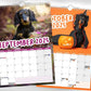 Cheeky Dachshunds - 2025 Wall Calendar